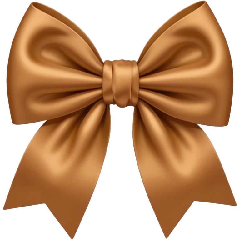 Light Brown bow emoji