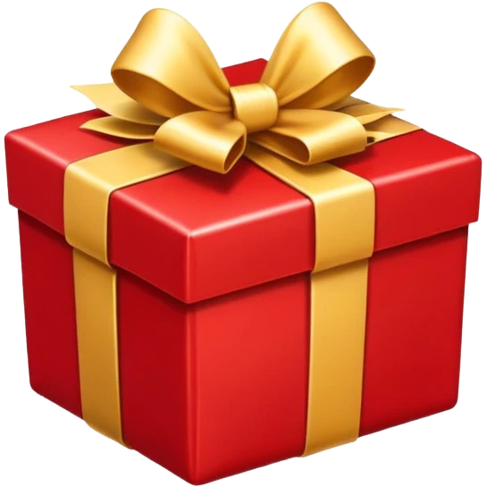 red gift box emoji
