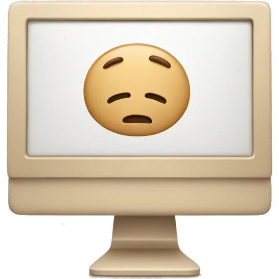 beige imac emoji