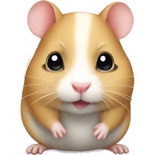 shaved hamster emoji