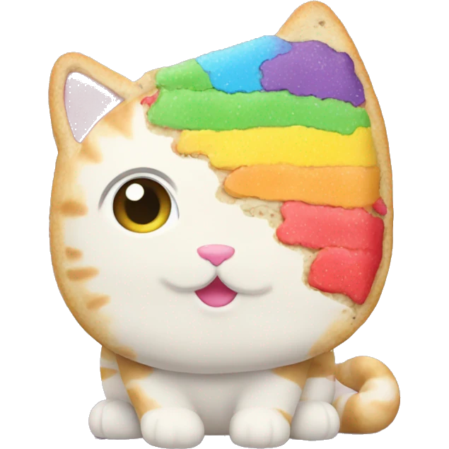 poptart kitty rainbow emoji