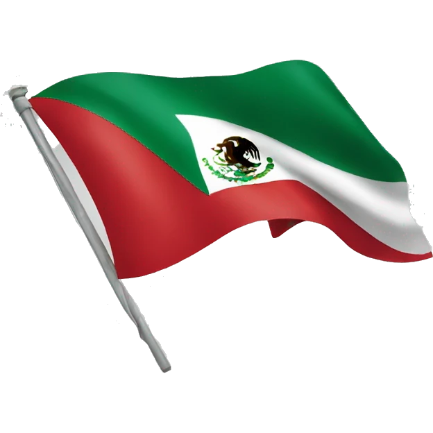 Mexican Flag emblem emoji