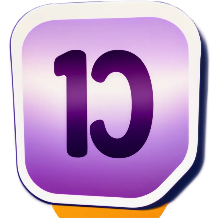 The Number 150 in a Purple Glowy Light emoji