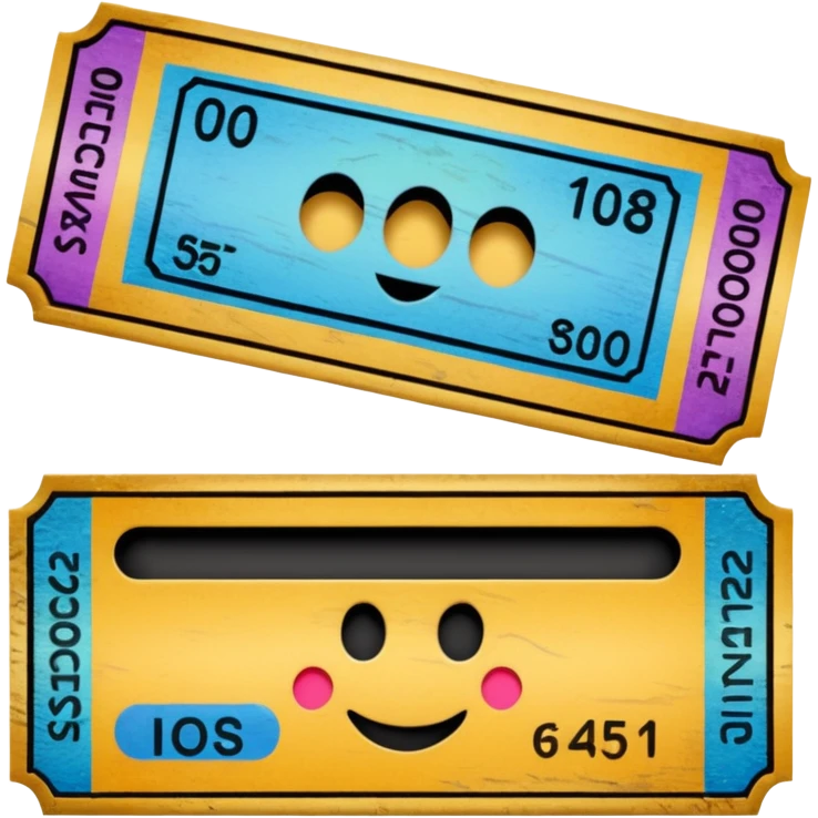 ticket à gratter emoji