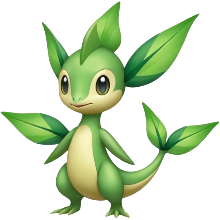 Larvitar-Celebi-Snivy-hybrid-fusion (full body) emoji
