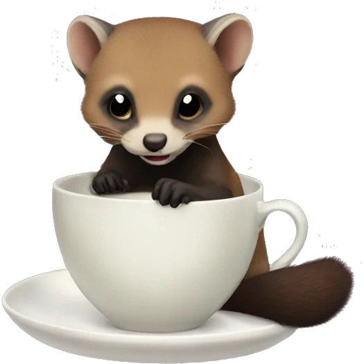 marten drinks tea emoji