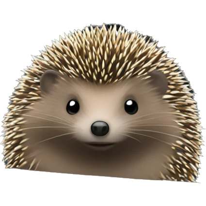 Hedgehog in a BMW car  emoji