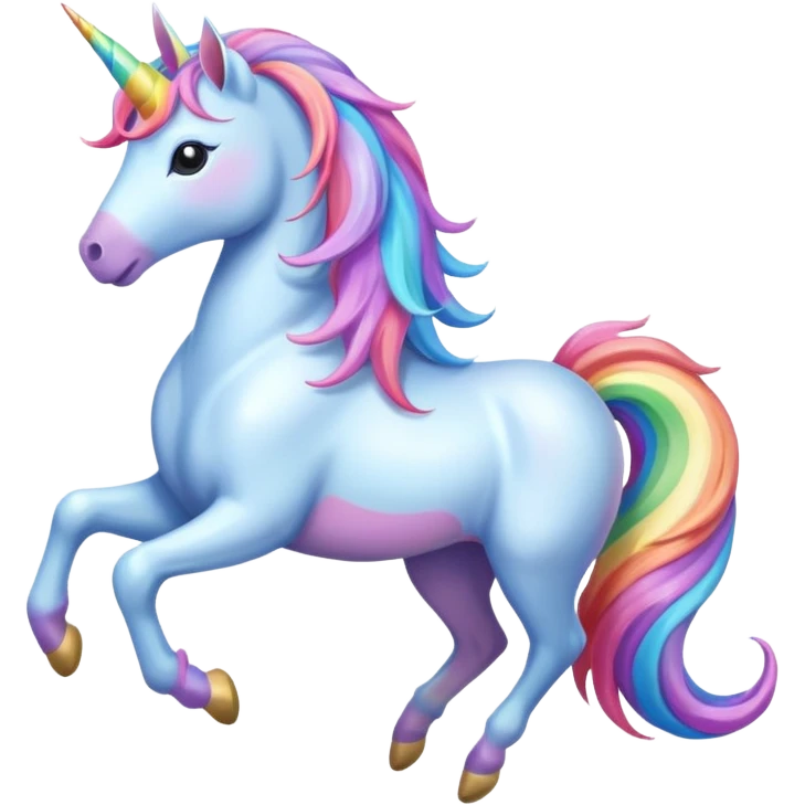 rainbow unicorn emoji