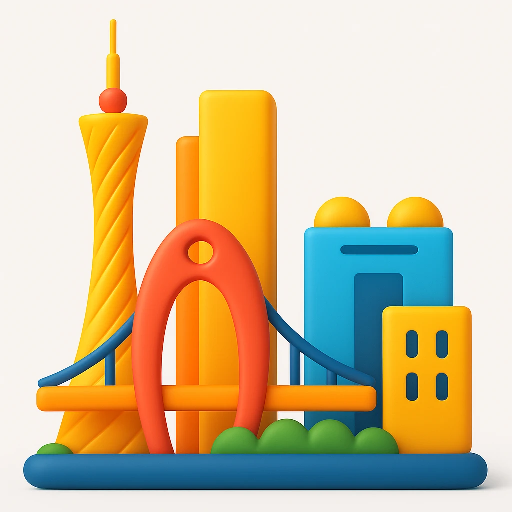 Guangzhou Tower, 3D emoji style emoji