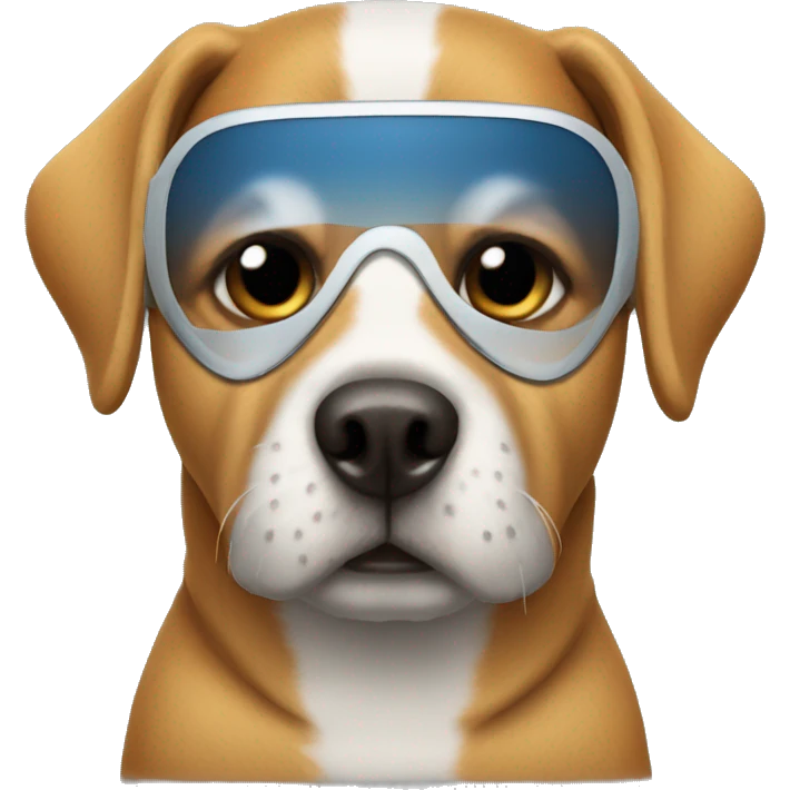 dog wearing a ski mask emoji
