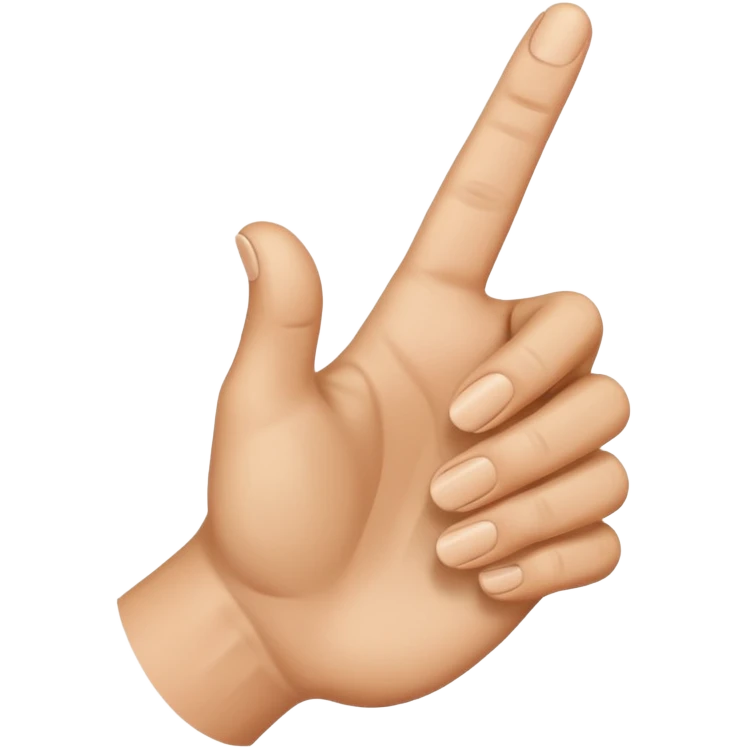 dedo señalando abajo emoji