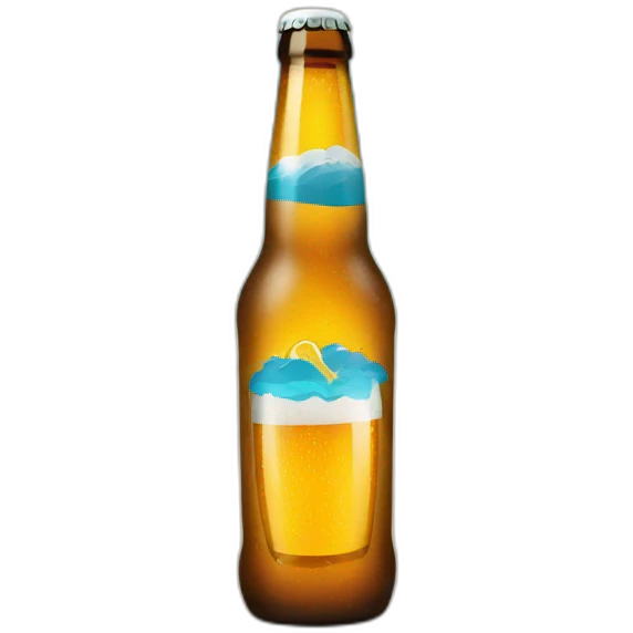 beer on beach emoji
