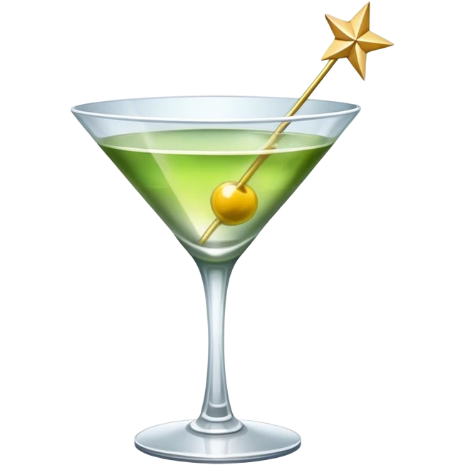 Cocktail star martini  emoji