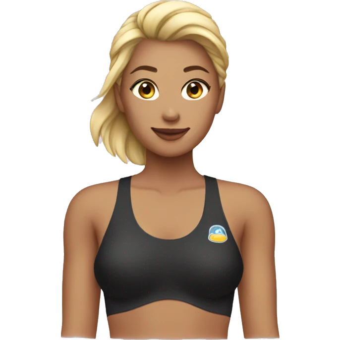 Femme maillot emoji