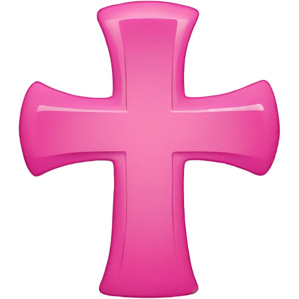 pink cross emoji