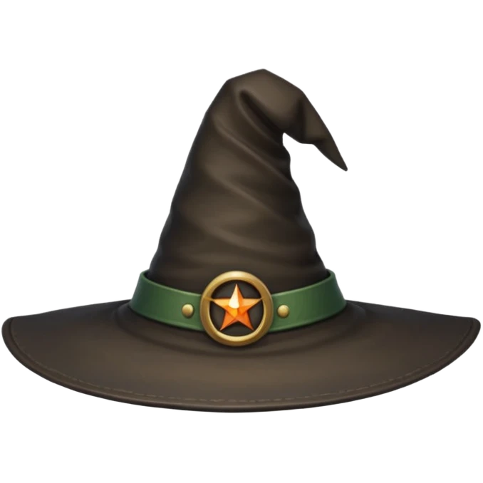Chapéu de bruxa emoji
