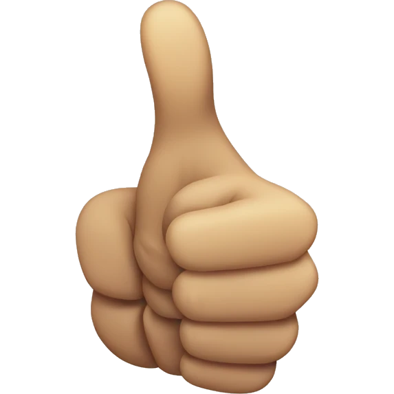 Thumbs up cursed emoji
