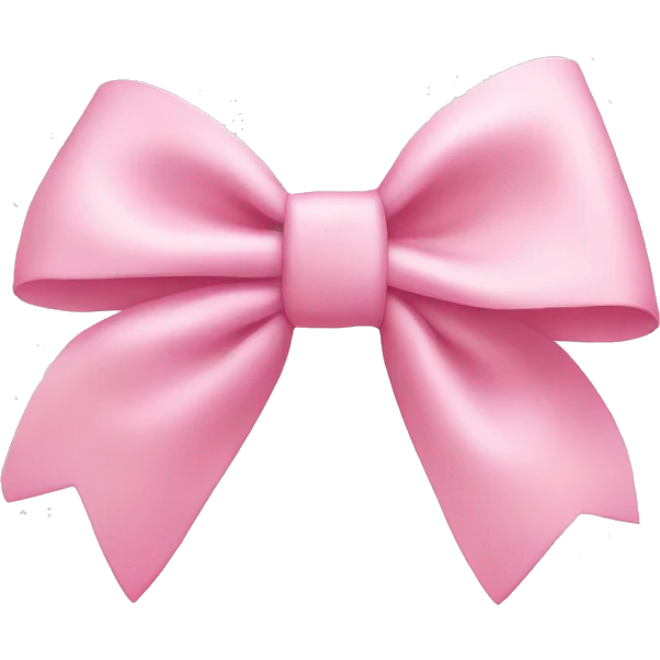Baby pink bow🎀 emoji