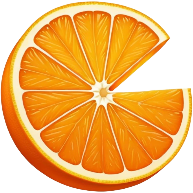 Orange slice emoji
