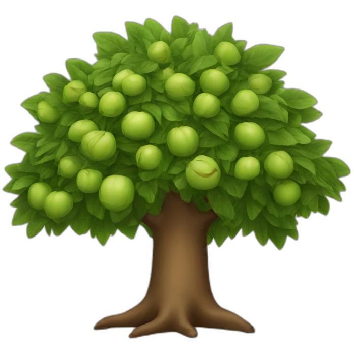 hazalnut tree emoji
