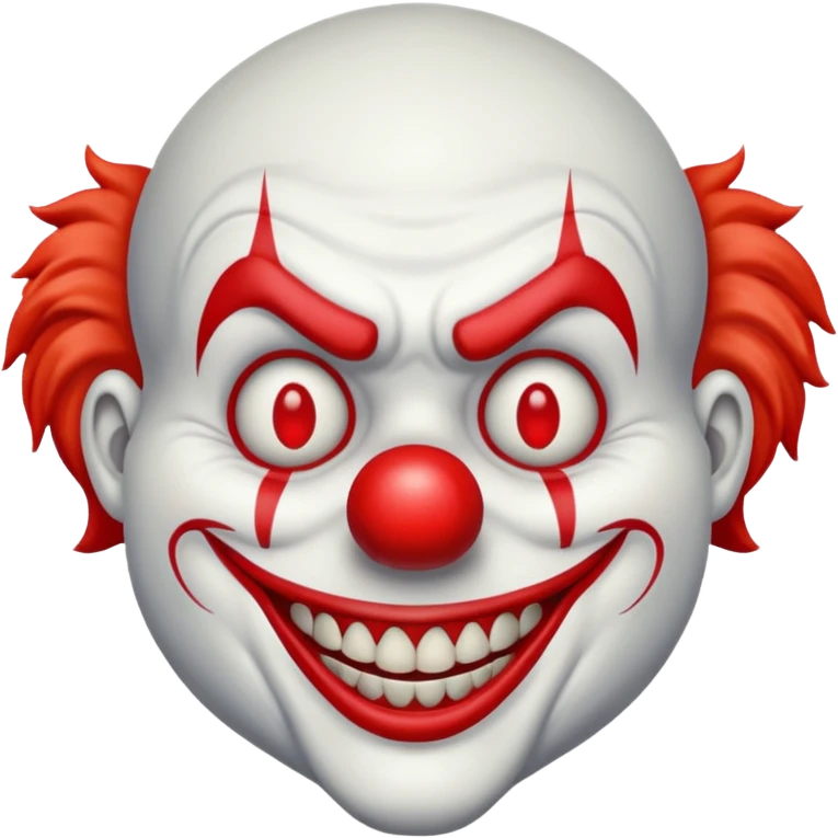 Evil clown emoji