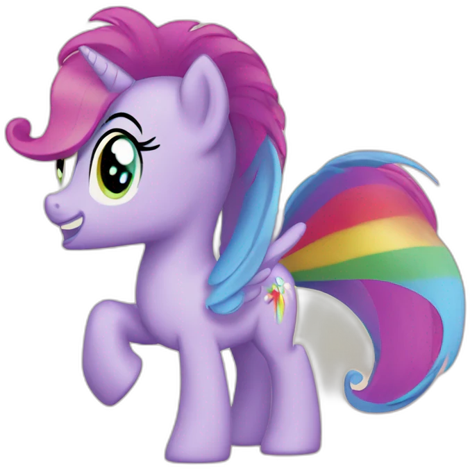 my little pony rainbow emoji