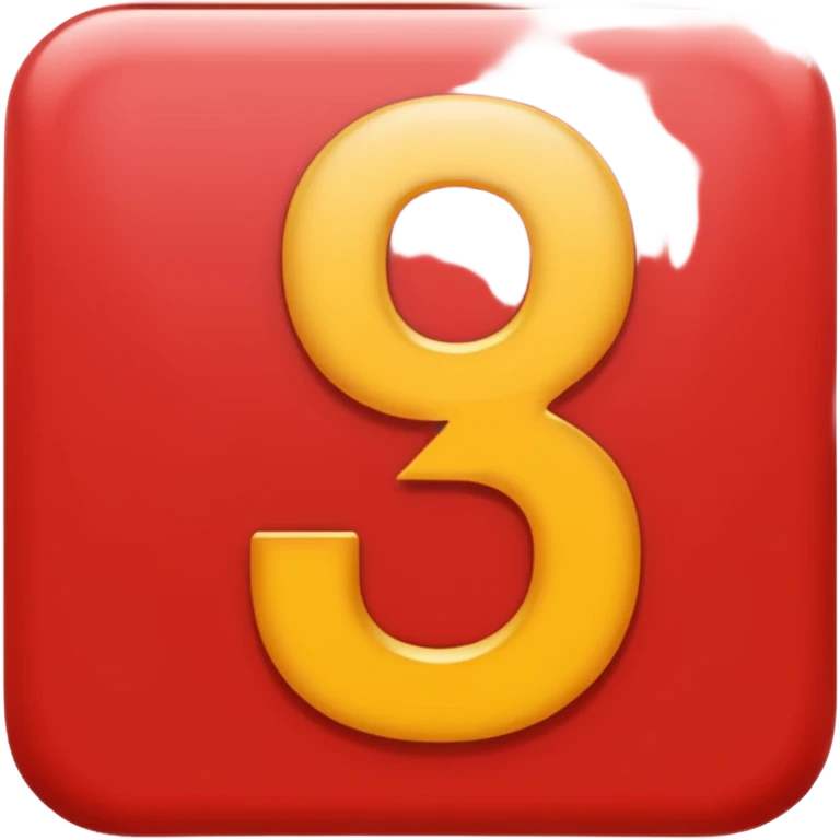 I want an image of these, numbers "999" written in red colour  emoji