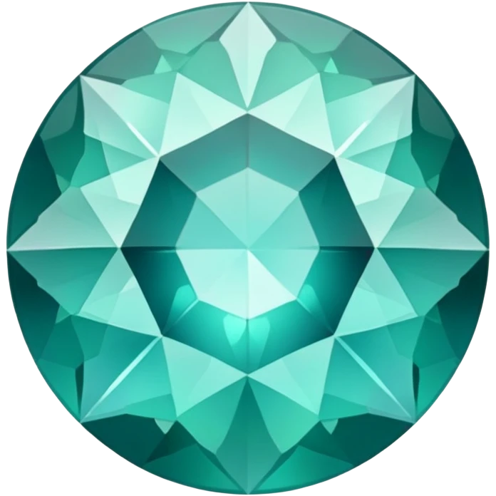Round brilliant cut grandidierite showing unique blue-green color shift and sparkle emoji