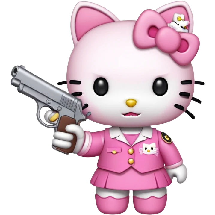 Hello kitty weapons emoji