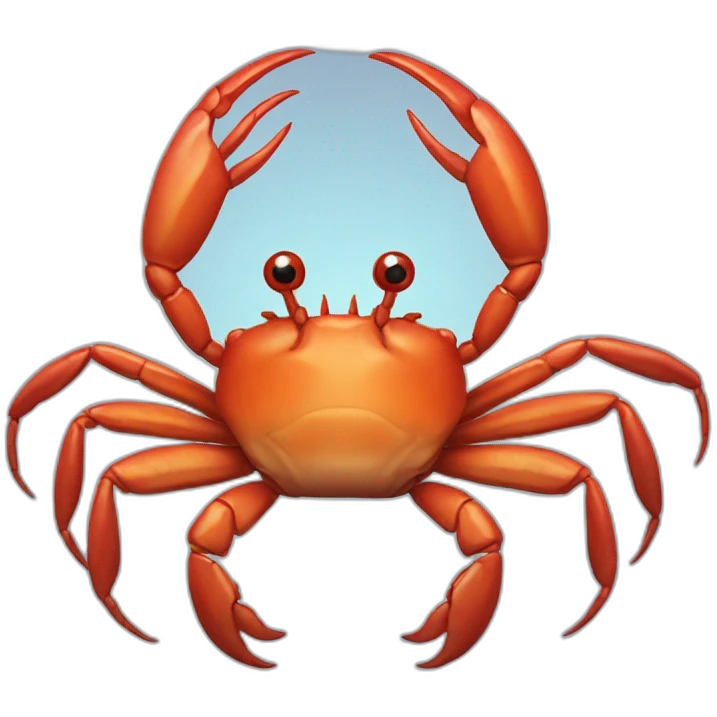 Crab with mammae emoji