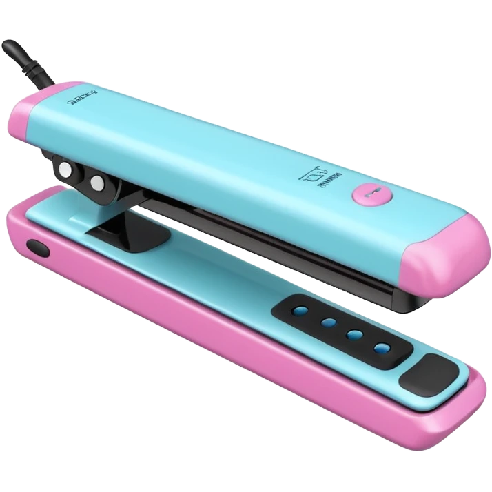 Cute Hair straightner different design, varous color emoji