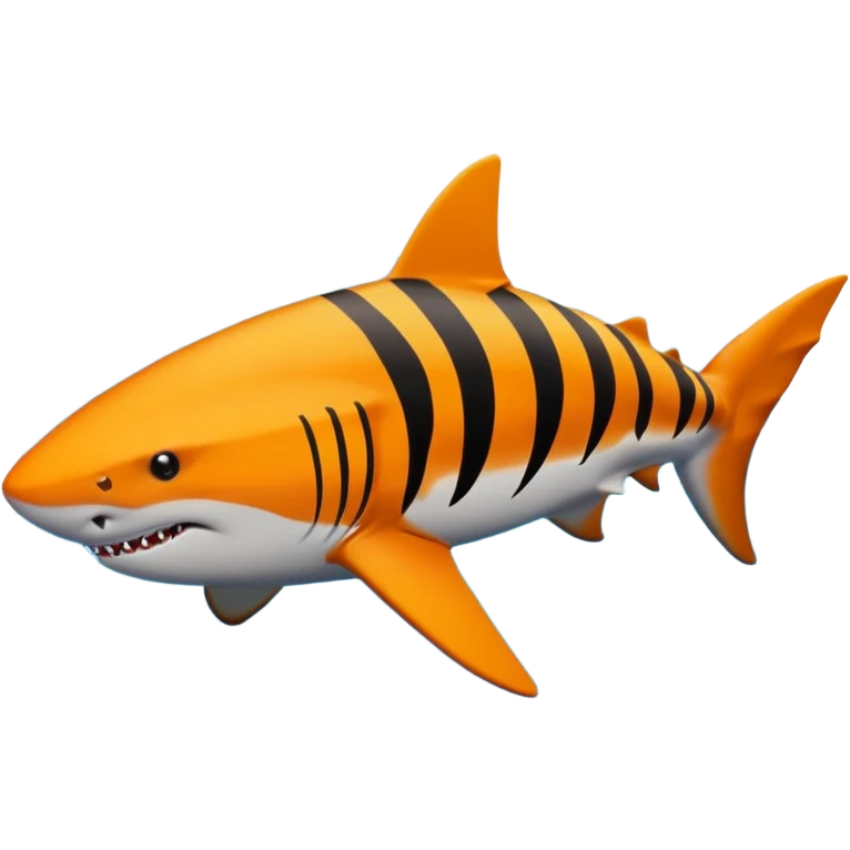 🐅🦈 i want the shark also have the coler of the tiger emoji