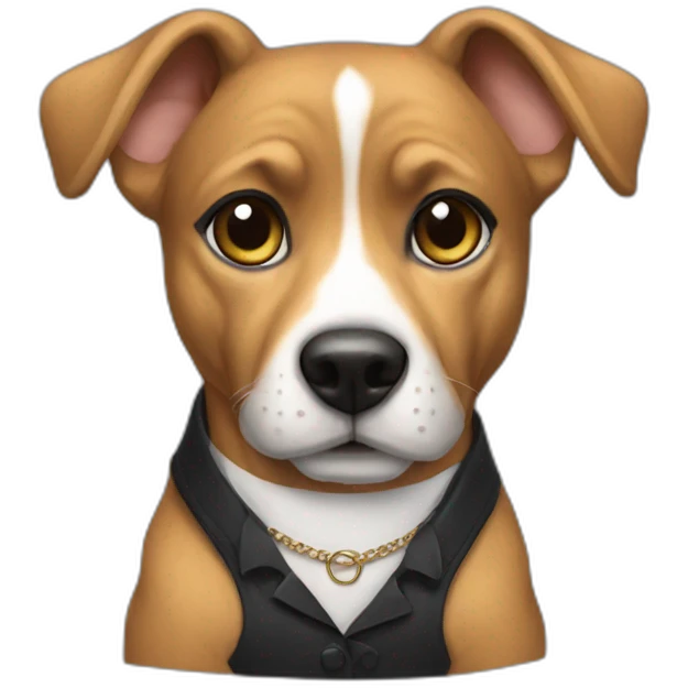 dog classy outfits emoji