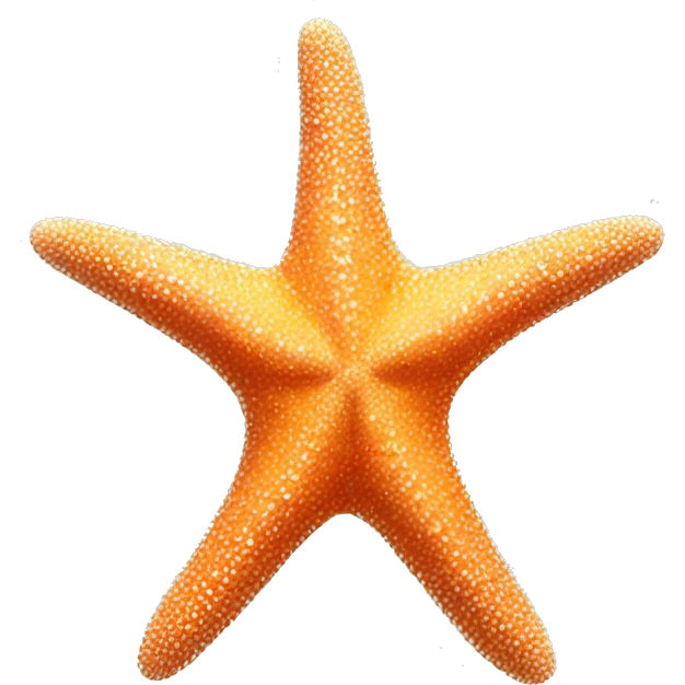 Starfish with heart emoji