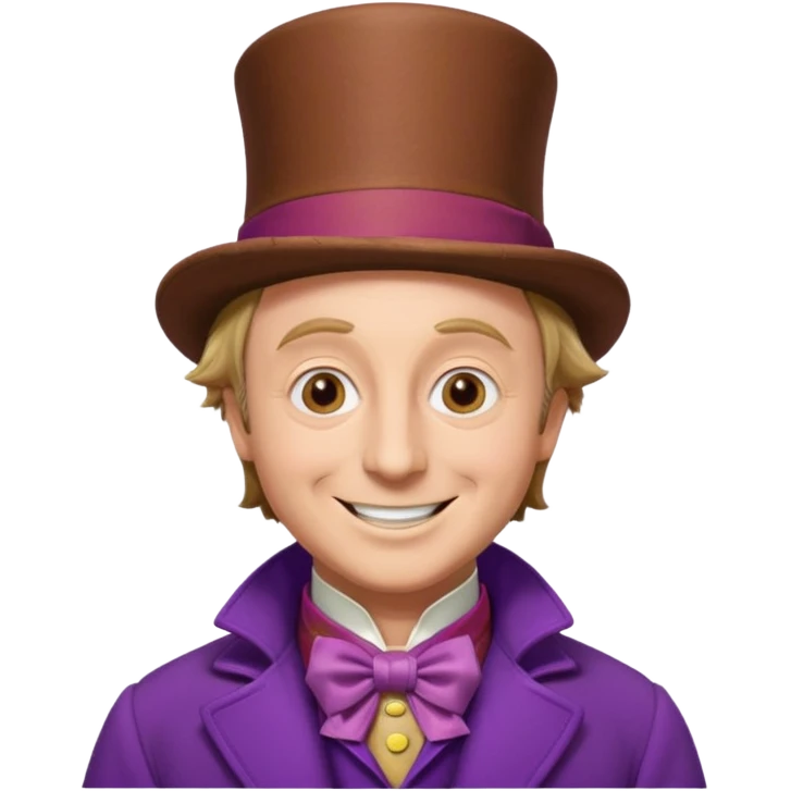 Willy wonka 2005 emoji