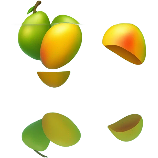 still water with mango emoji