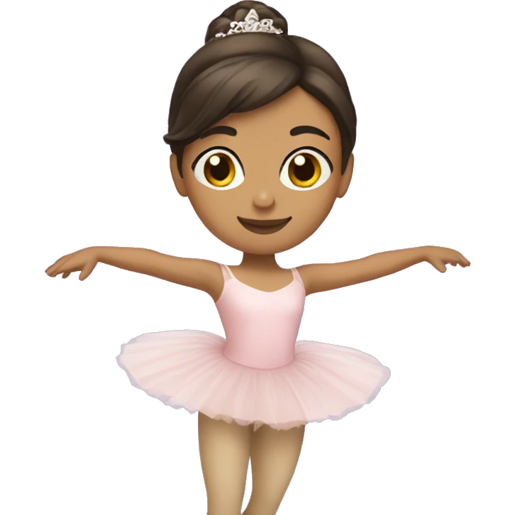 Brunette Ballerina  emoji