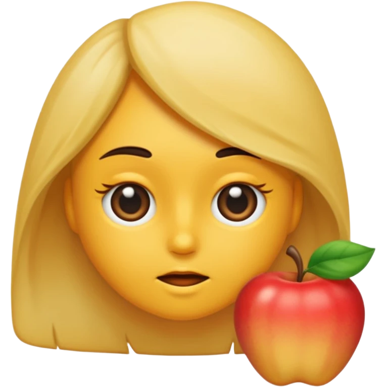 Naked girl showing her vagina emoji