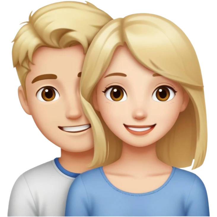 Girl kidding her boyfriend emoji