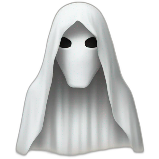 White shroud emoji