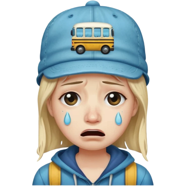 crying bus emoji