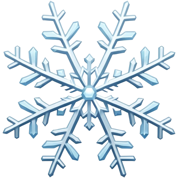 white snowflake emoji