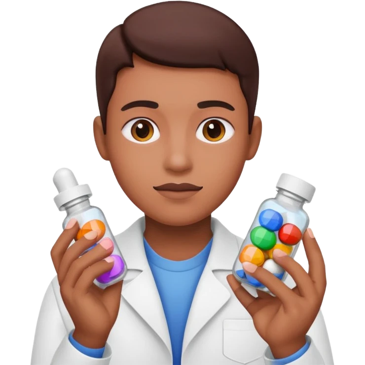 pharmaceut, pills , one person emoji