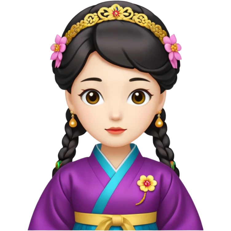 woman in hanbok emoji