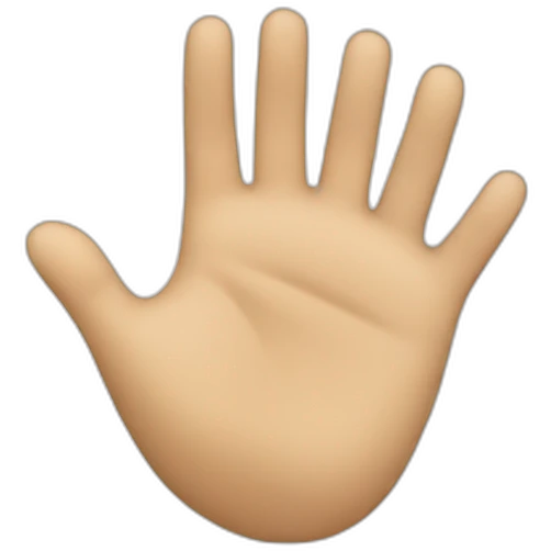 MANO SALUDANDO emoji