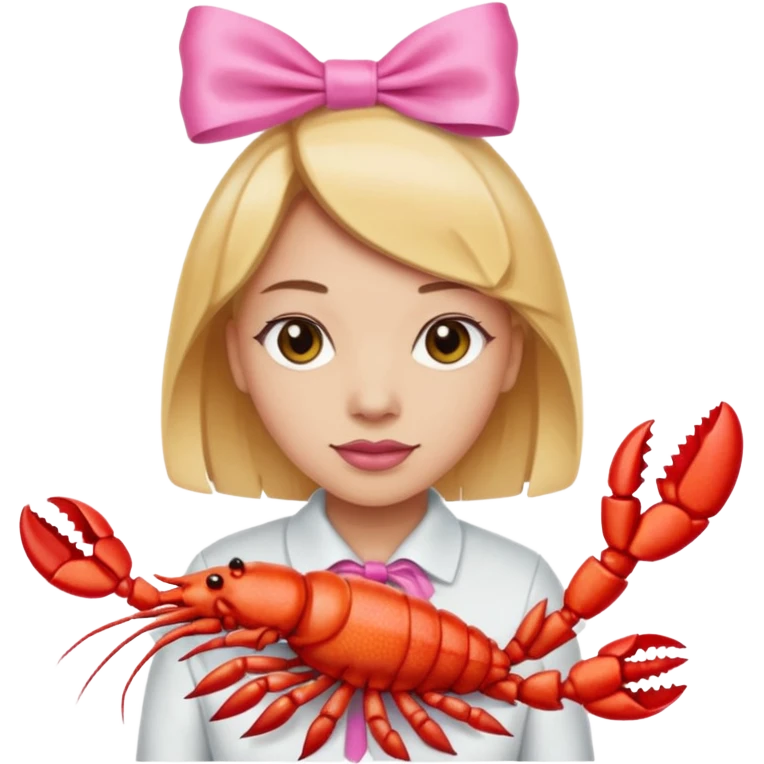 a knife with a pink ribbcrayfish broilon bow emoji