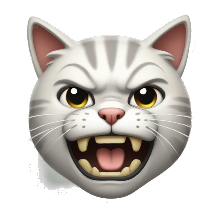 Angry cat emoji