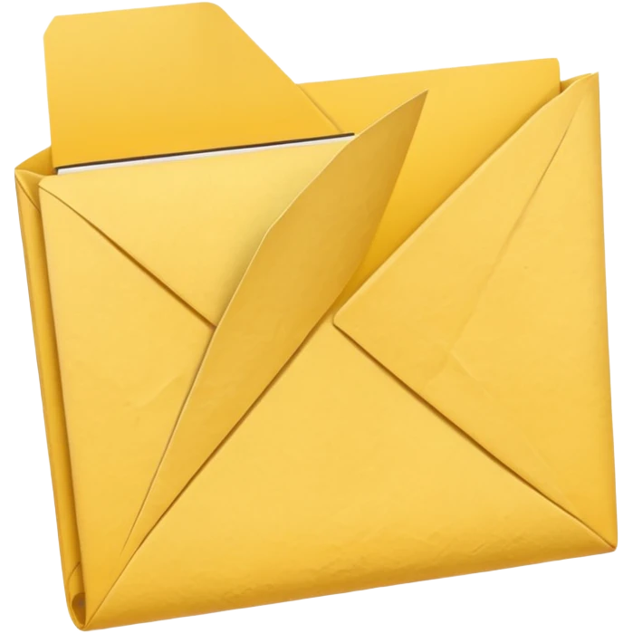 generate an ios genmoji of a yellow paper form that says "yellow form" emoji
