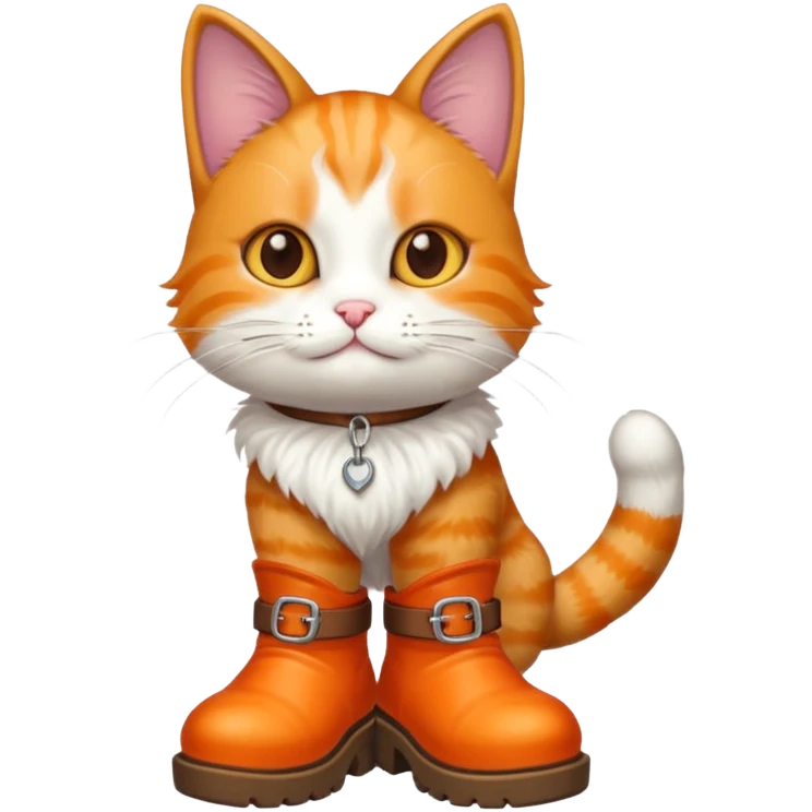 Gato con botas emoji