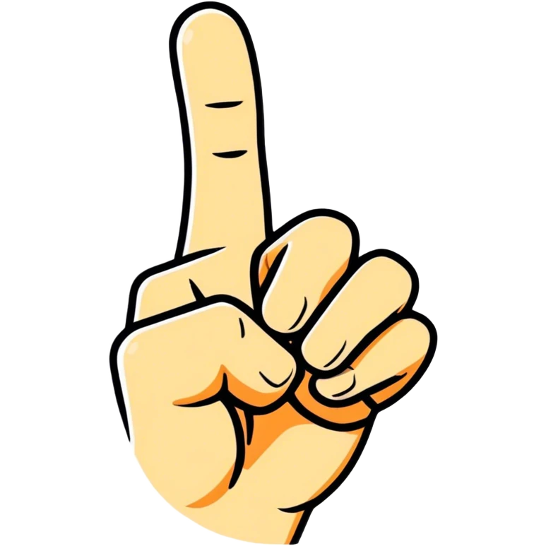 People putting the middle finger up emoji